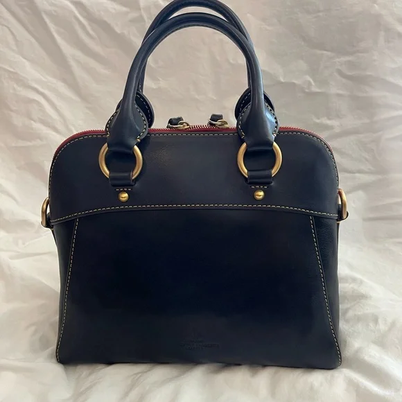 Dooney and Bourke Florentine Cameron satchel - Navy - Picture 3 of 11